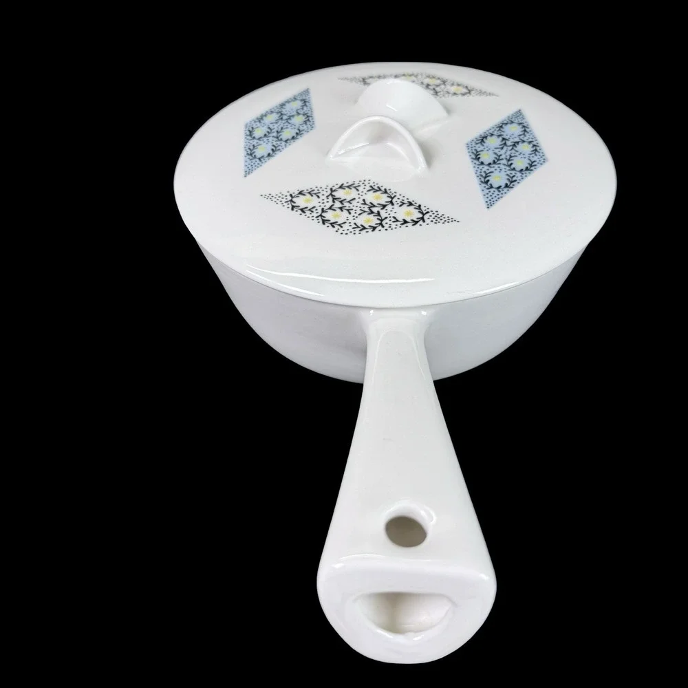 Informal Iroquois‎ Ben Seibel Blue Diamond Coupe Pot Lid Vtg MCM Kitchen Cooking
